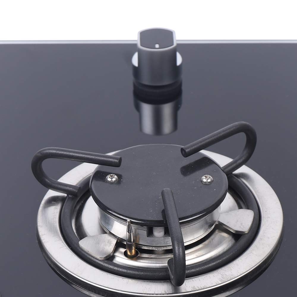 Portable Single Burner LPG Gas Stove for RV, Yacht, Caravan & Camping - Tempered Glass Cooktop with Safety Lock - Ideal for Outdoor Cooking, Small Apartments & Boat Kitchens (GR-B001) | Perfect for Road Trips, Tailgating & Emergency Preparedness