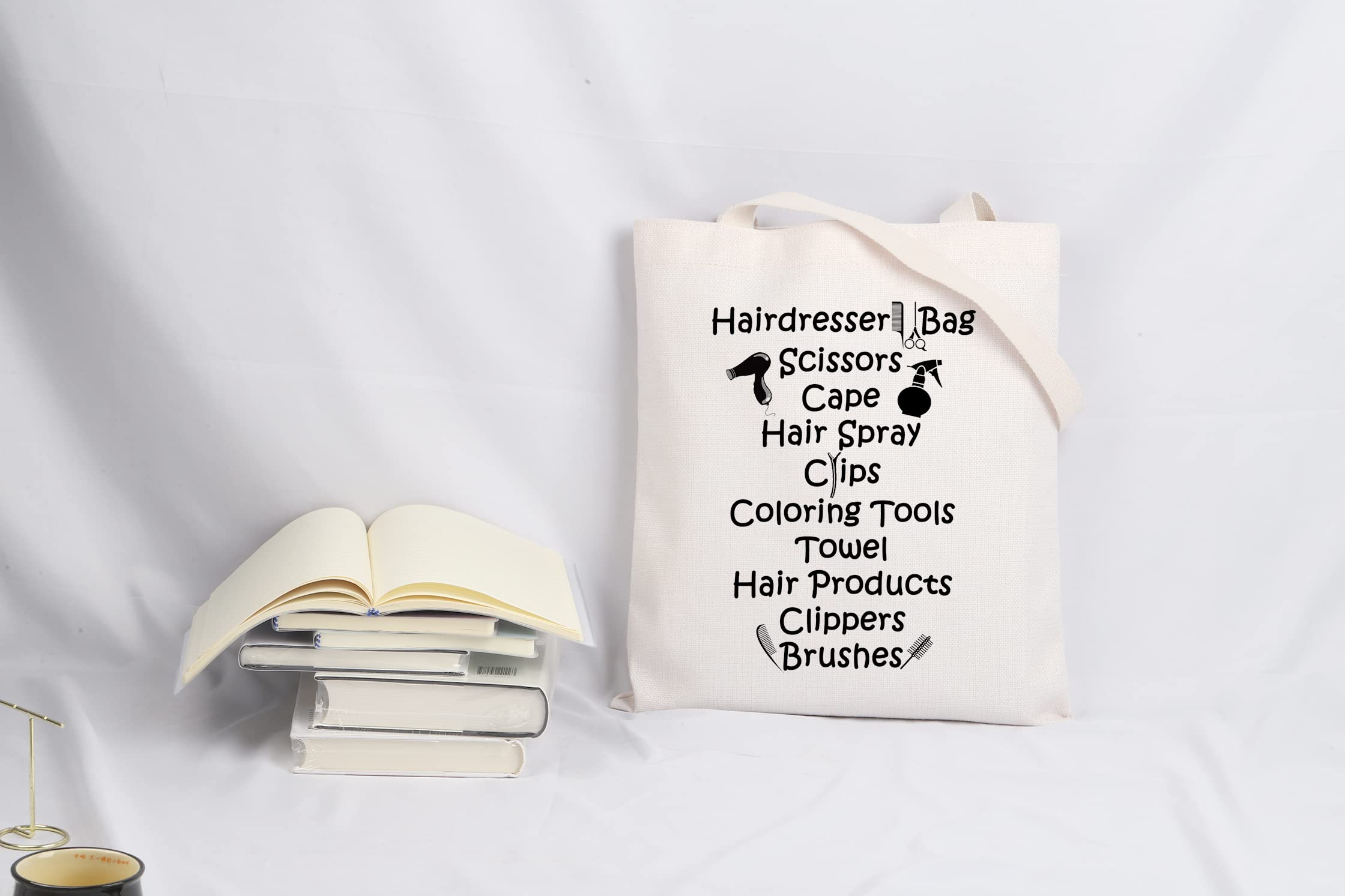 Professional Hair Stylist Tote Bag for Cosmetologists - Large Capacity Work & Travel Organizer - Perfect Gift for Hairdresser Graduation, Salon Shopping & Grocery Use - Durable Cosmetology Utility Bag for Styling Tools & Essentials