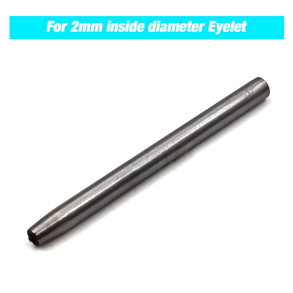 1 Set Carbon Steel Eyelets Tool Kit - 2mm Metal Grommet Mold for Leather, Fabric & DIY Crafts | Perfect for Clothing, Shoes, Bags & Home Decor Projects