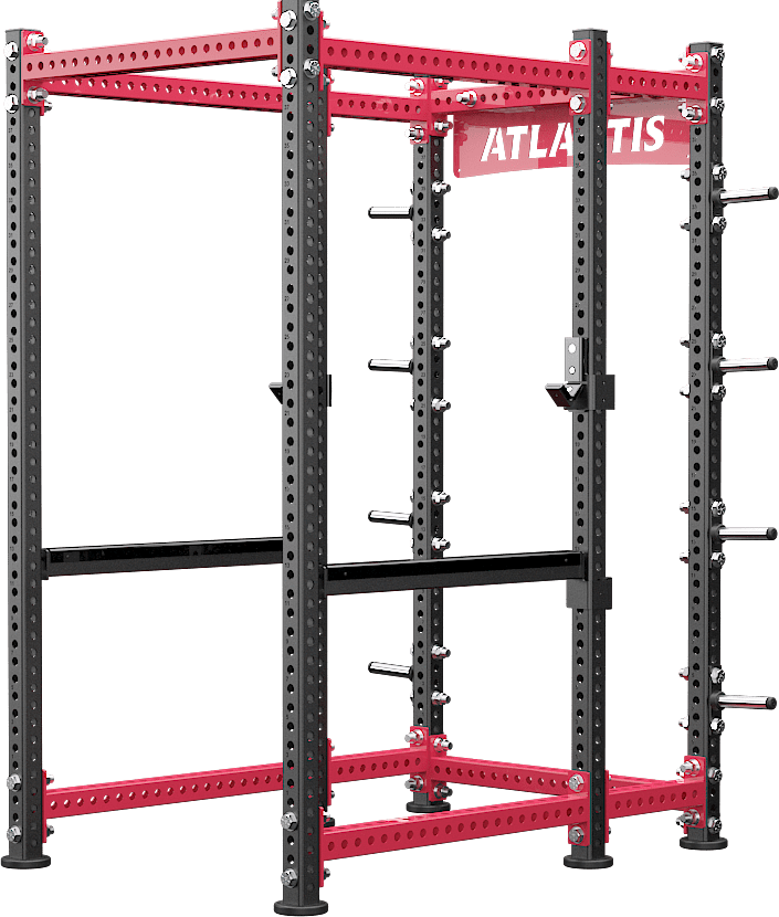 ATLANTIS Power Rack - Heavy Duty Squat Rack for Home Gym, Weightlifting & Strength Training - Perfect for CrossFit, Powerlifting & Bodybuilding Workouts