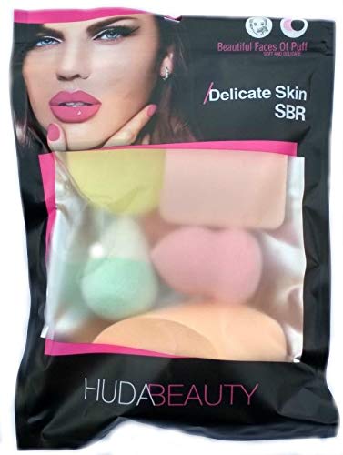 Nohunt Beauty Makeup Powder Puff - Soft & Delicate Sponge for Loose & Pressed Powder (6-Pack) | Perfect for Flawless Foundation Application & Touch-Ups