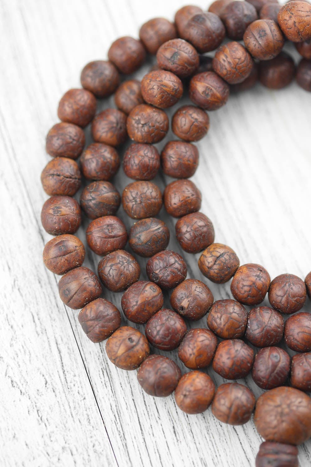 Antique Bodhi Spirit Mala Beads - 108 Prayer Beads for Meditation, Yoga & Mindfulness - Buddhist Prayer Necklace for Spiritual Healing & Stress Relief
