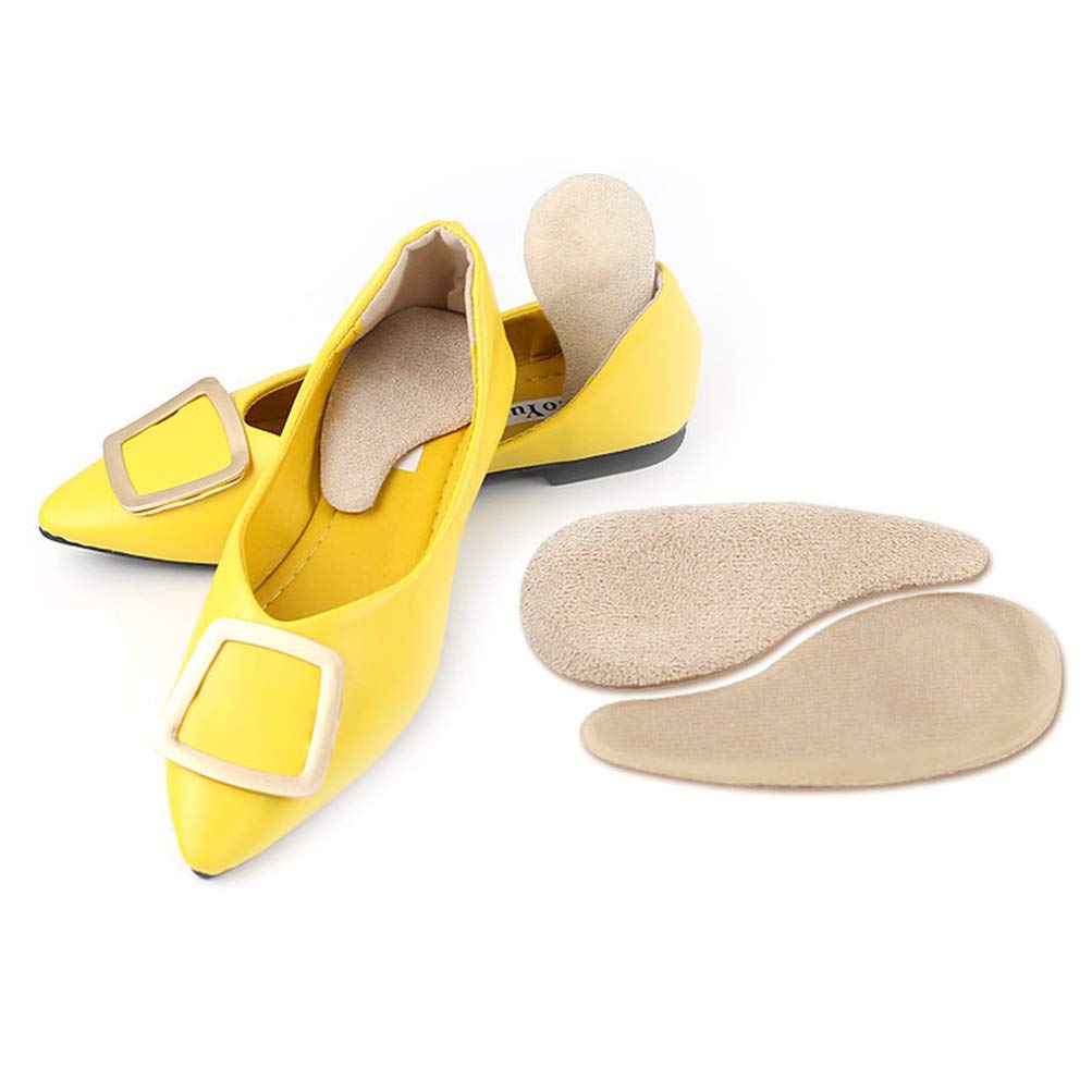 EXCEART 2 Pairs Orthopedic Heel Support Insoles for Osteoarthritis Relief - Massage & Heel Correction Inserts for Bow Legs & Foot Pain - Cushioned Shoe Insoles for Men & Women - Perfect for Running, Walking & Daily Comfort