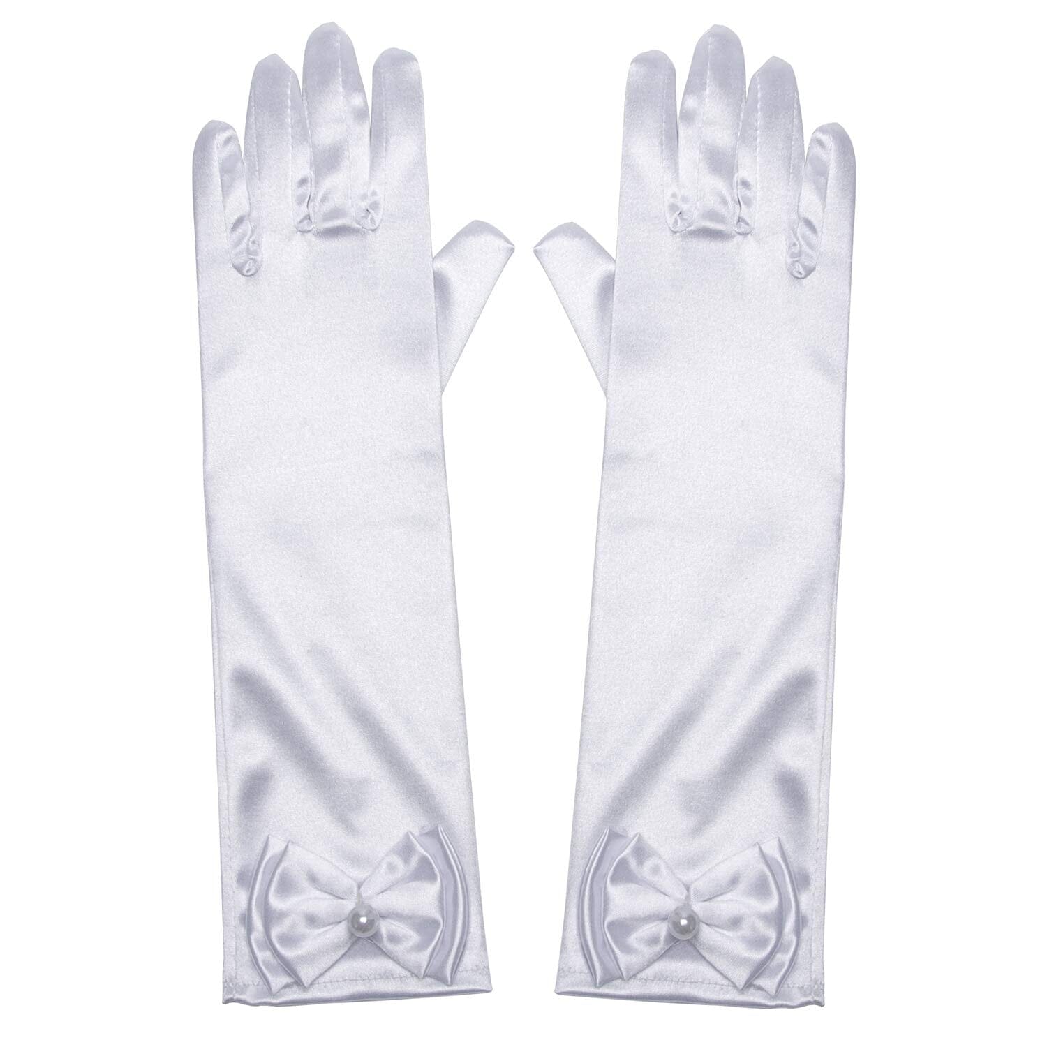 Long Elbow Length Gloves for Women - Fashionable & Elegant Handwear for Evening Events, Weddings & Formal Occasions