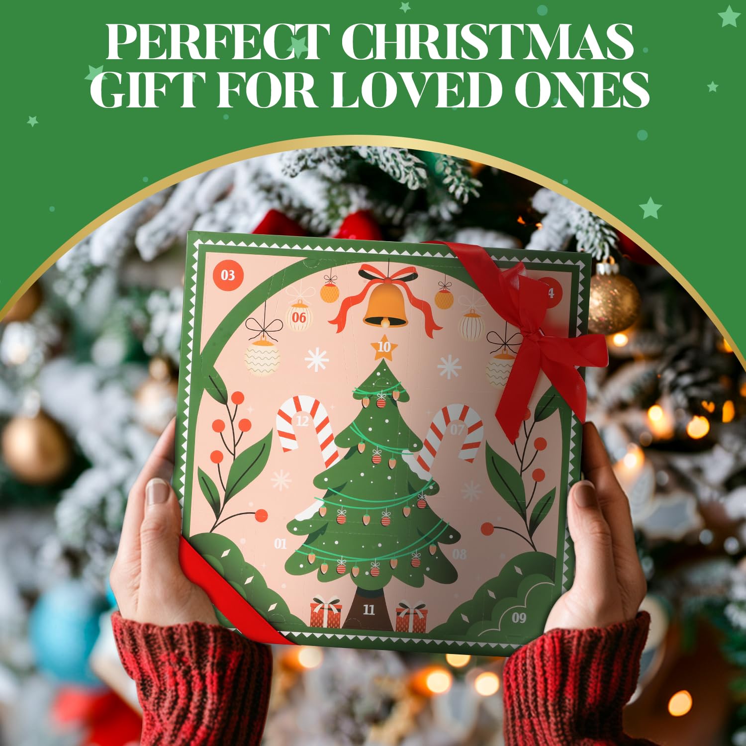 12 Days of Christmas Advent Calendar 2024 for Women - Holiday Gift Set with Snowman Bath Bomb, Hand Cream & Body Lotion | Self-Care Spa Kit, Christmas Countdown, New Year Bath & Body Gift for Her | Perfect for Gifting, Relaxation & Festive Pampering
