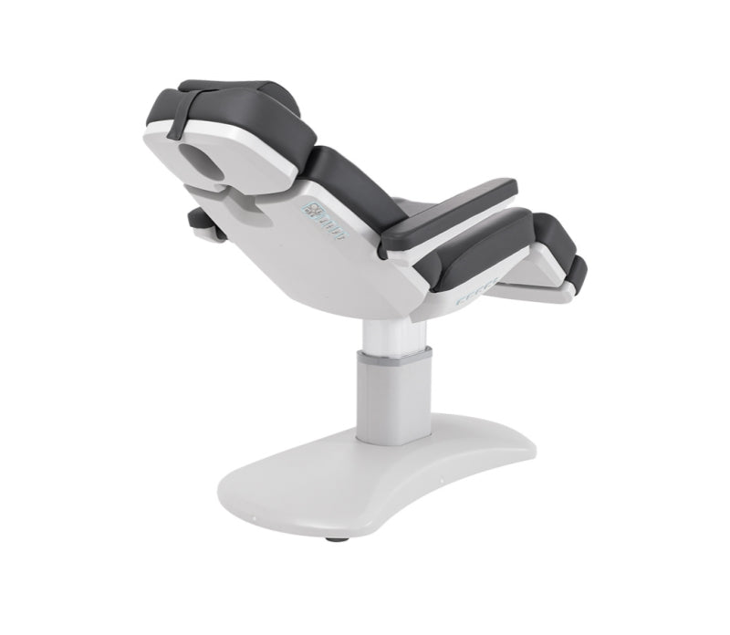 SilverFox 4 Motors Electric Facial Spa Bed 2222BN GRY - Professional Massage Table for Spa & Salon, Reclining Beauty Bed with Adjustable Height - Perfect for Facial Treatments, Massage Therapy, and Skin Care Procedures