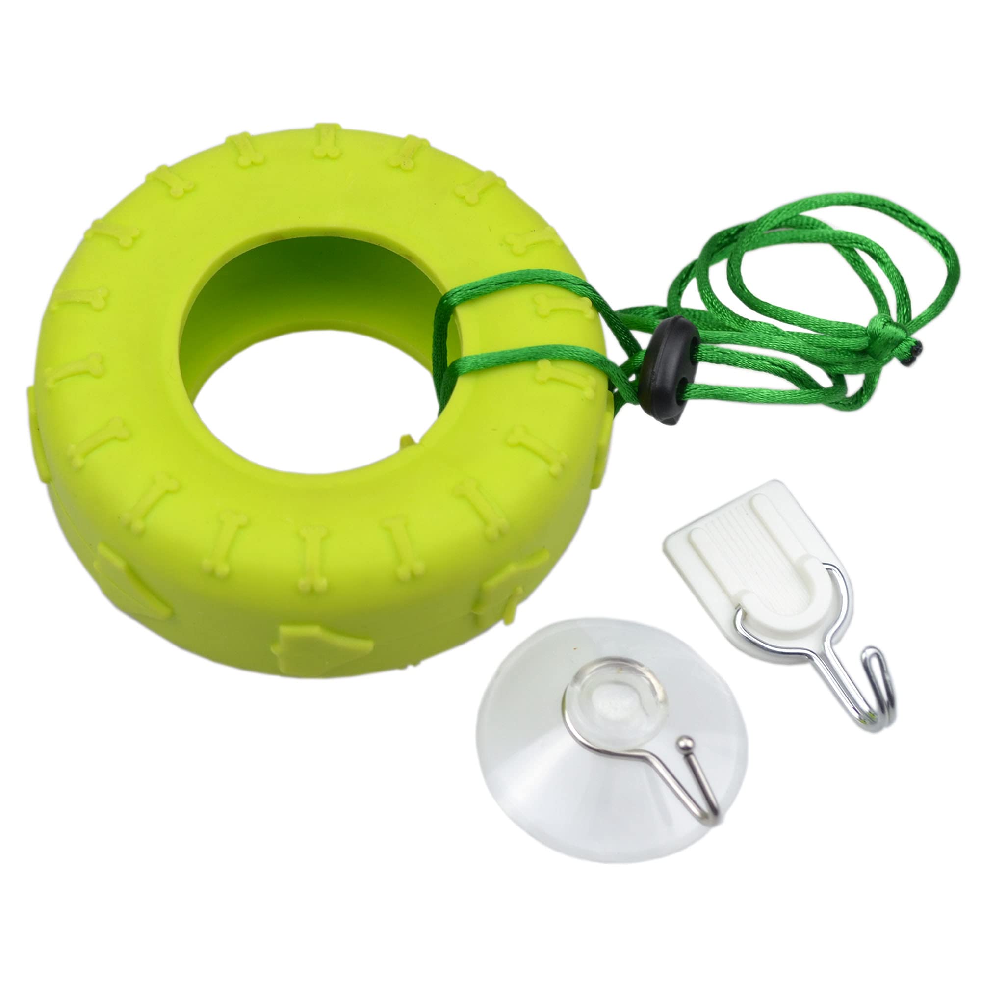 Miniature Tire Swing with Suction Cup Hook - Fun Climbing Toy for Tree Frogs, Reptiles & Amphibians - Perfect for Terrariums, Vivariums & Pet Habitats