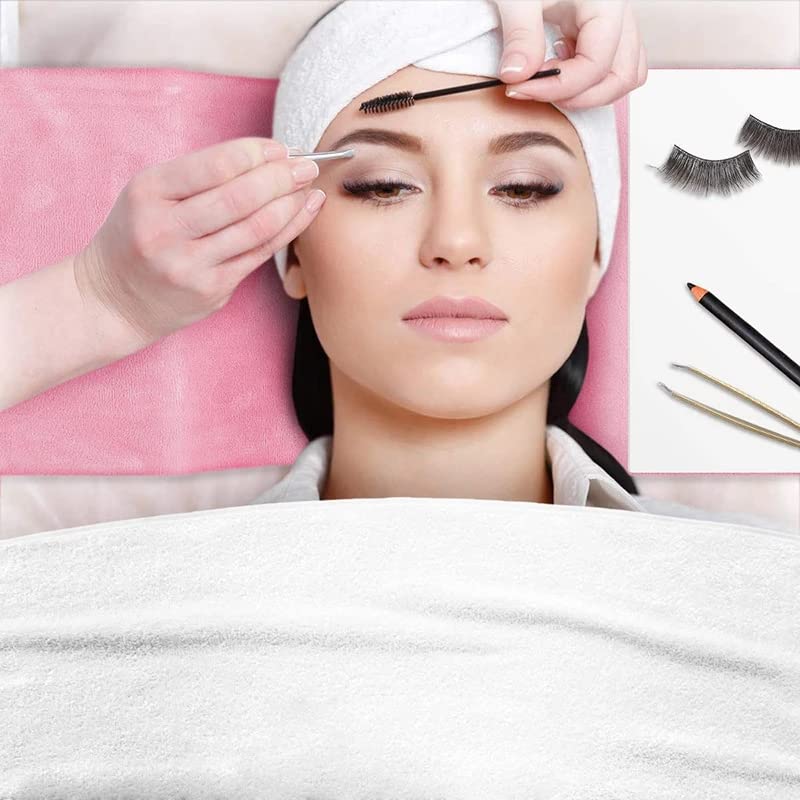 Koolouispoper Grafted Eyelash Extension Pillow - U-Shaped Neck Support with Soft Memory Foam & Storage Pocket for Eyelash Artists & Salon Professionals (Pink) | Perfect for Lash Extensions, Makeup Application & Beauty Treatments