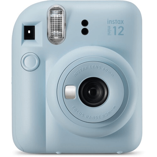 FUJIFILM INSTAX MINI 12 Instant Camera - Pastel Blue | Instant Film Camera for Selfies, Parties & Travel | Perfect Gift for Teens & Photography Lovers