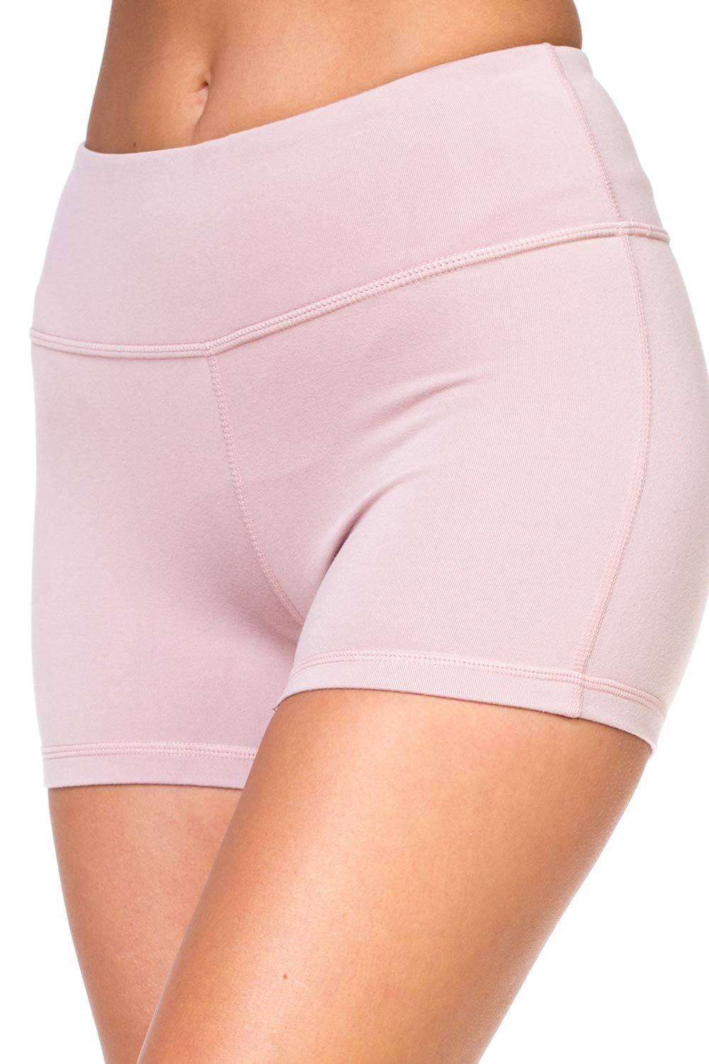 AEKO Women's High Waisted Yoga Shorts - Workout Running Gym Booty Shorts for Women - Perfect for Yoga, Fitness, Running & Activewear
