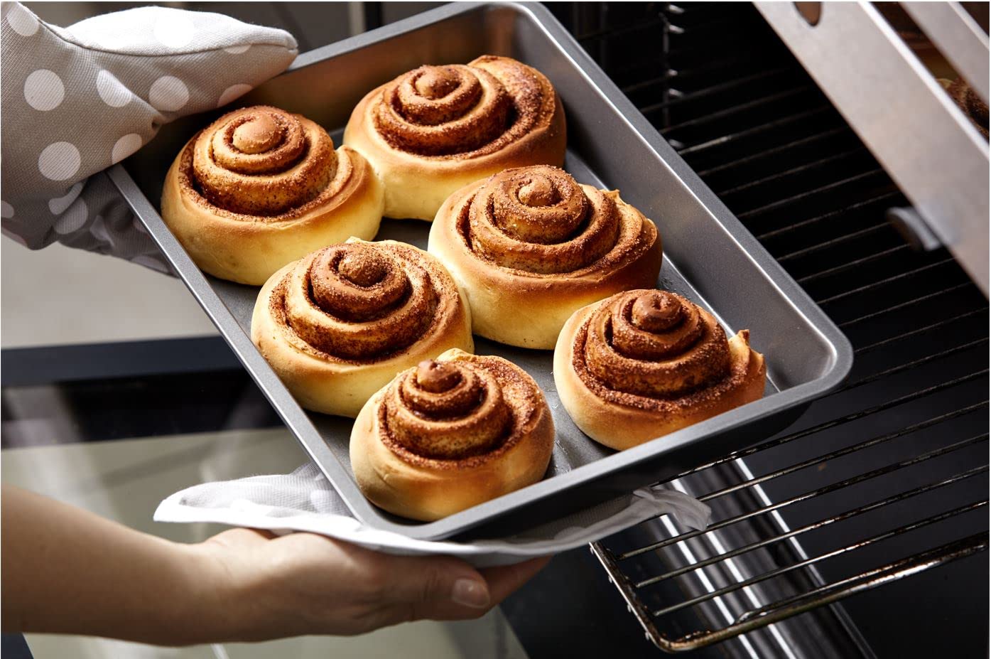 Delicious 1.5 Oz Cinnamon Rolls Snack Cakes - Dairy Free & Nut Free Pastries by Stern's Bakery (80 Count) - Perfect for Office Snacks, School Lunches, Afternoon Treats & On-the-Go Breakfast
