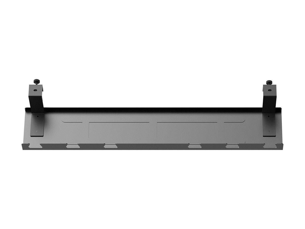 Monoprice Black Cable Tray Organizer - Under Desk Cord Management System for Computer Workstations | Perfect for Home Office, Gaming Setup & Standing Desks - Workstream Collection - Keep Wires Neat & Tidy