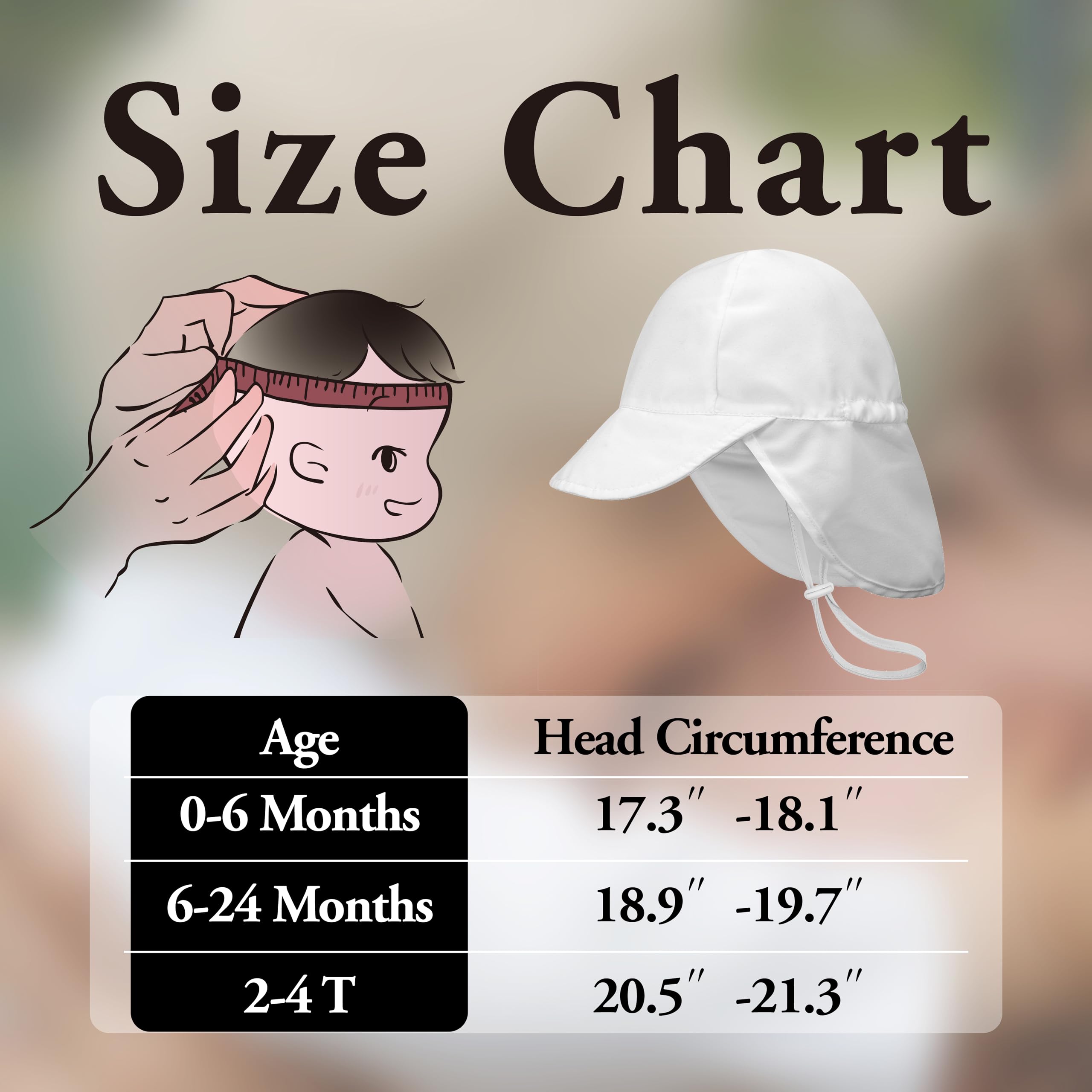 2 Pack UPF 50+ Baby Sun Hats for Toddlers 0-4 Years - UV Protection Beach Hat for Boys & Girls - Perfect for Outdoor Play, Swimming, and Summer Vacations