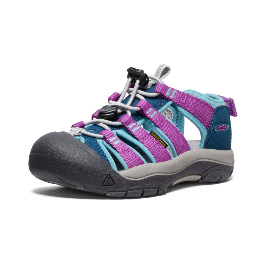 Little Kids' Newport Boundless Sandal - Legion Blue/Willowherb | Comfortable & Durable Water Shoes for Beach, Pool & Outdoor Play