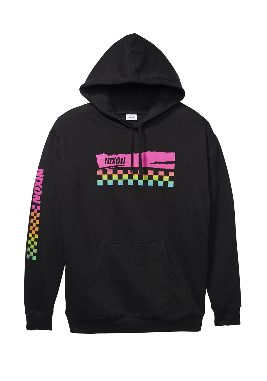Circuit Hoodie - Black & Multi Color Pullover for Men & Women | Casual Streetwear, Gym & Outdoor Activities