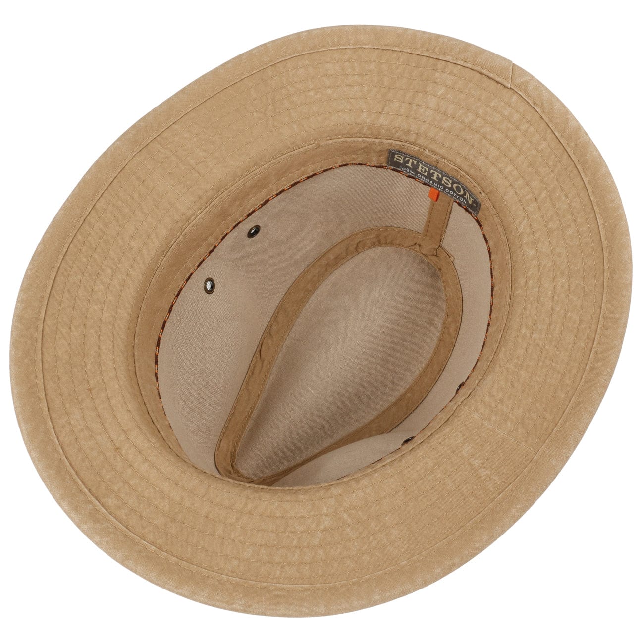 Stetson Organic Cotton Traveler Hat for Men & Women - Breathable Sun Protection for Outdoor Adventures, Hiking, and Beach Vacations