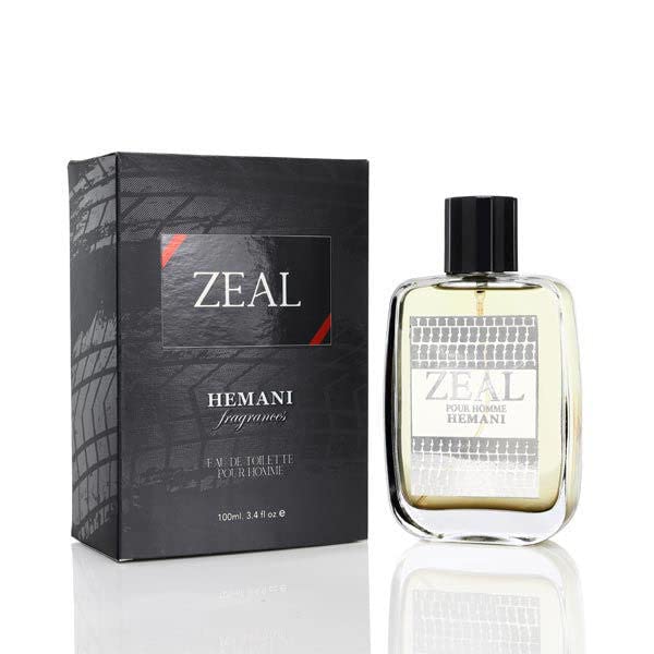 Hemani Embrace Masculinity Zeal Eau de Parfum for Men - 100mL Long-Lasting Cologne, Woody Spicy Scent | Perfect for Date Night, Office & Special Occasions