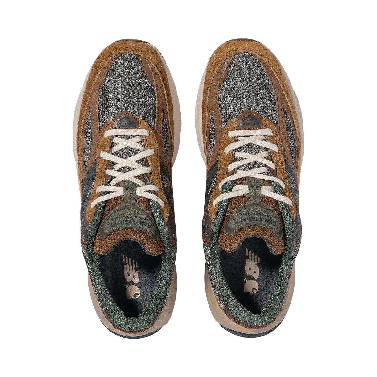 New Balance 990v6 Men's Running Shoes in Brown - Carhartt Collaboration - Perfect for Jogging, Gym Workouts & Casual Wear