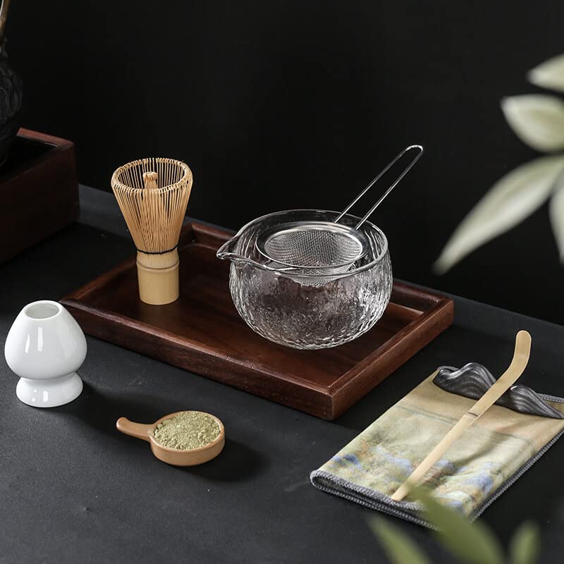 Premium Japanese Matcha Tea Set - Authentic Ceremonial Matcha Bowl & Bamboo Whisk Kit - Complete Starter Set for Traditional Matcha Preparation - Perfect for Home Tea Ceremonies, Meditation & Mindful Morning Rituals