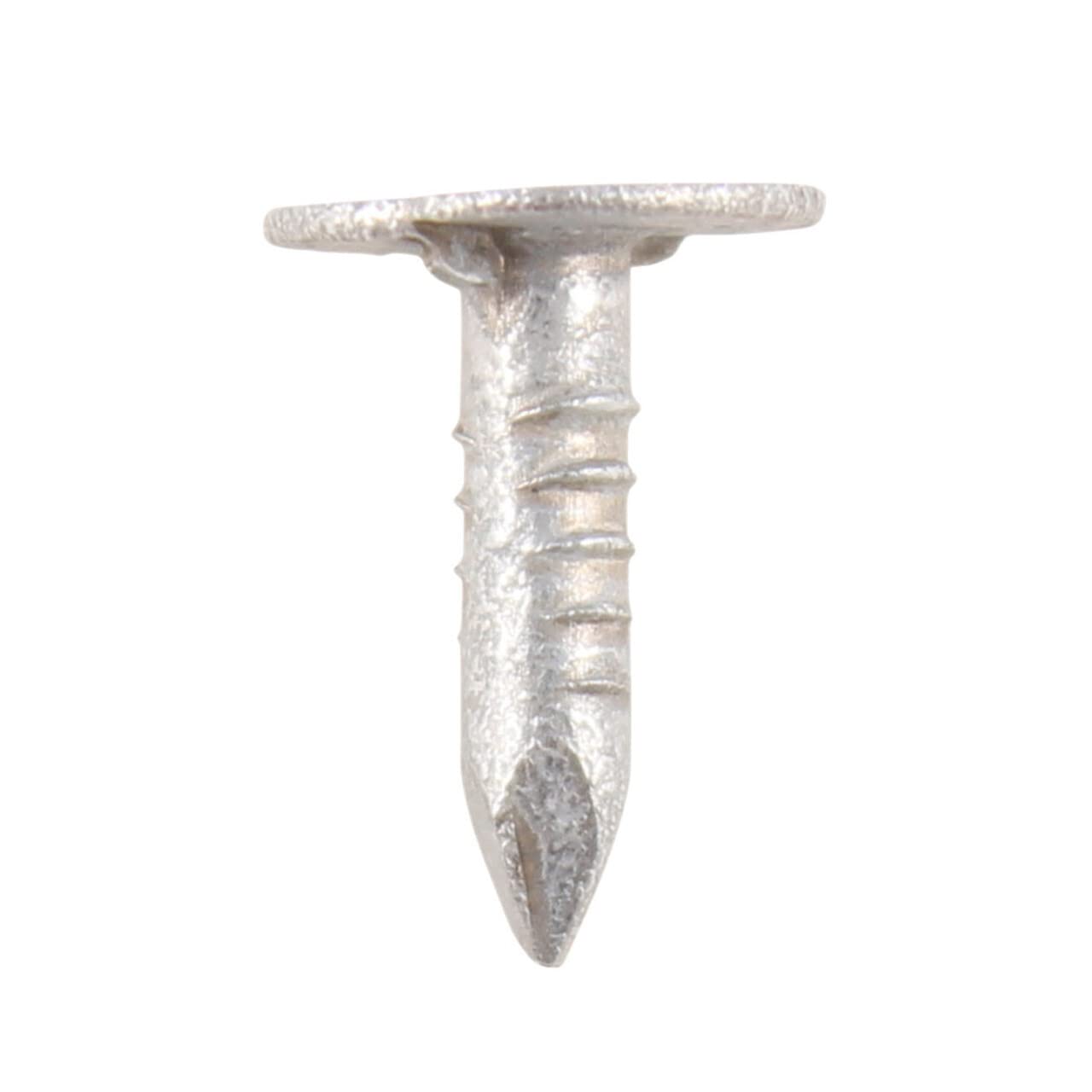 Galvanized ELH Clout Nails 13 x 3.00mm - Heavy Duty Roofing Nails with Extra Clamping - Ideal for Roofing Felt, Plasterboard, and DIY Projects - 2.5kg Tub (Silver) - Perfect for Roof Repairs, Fencing, and Woodworking
