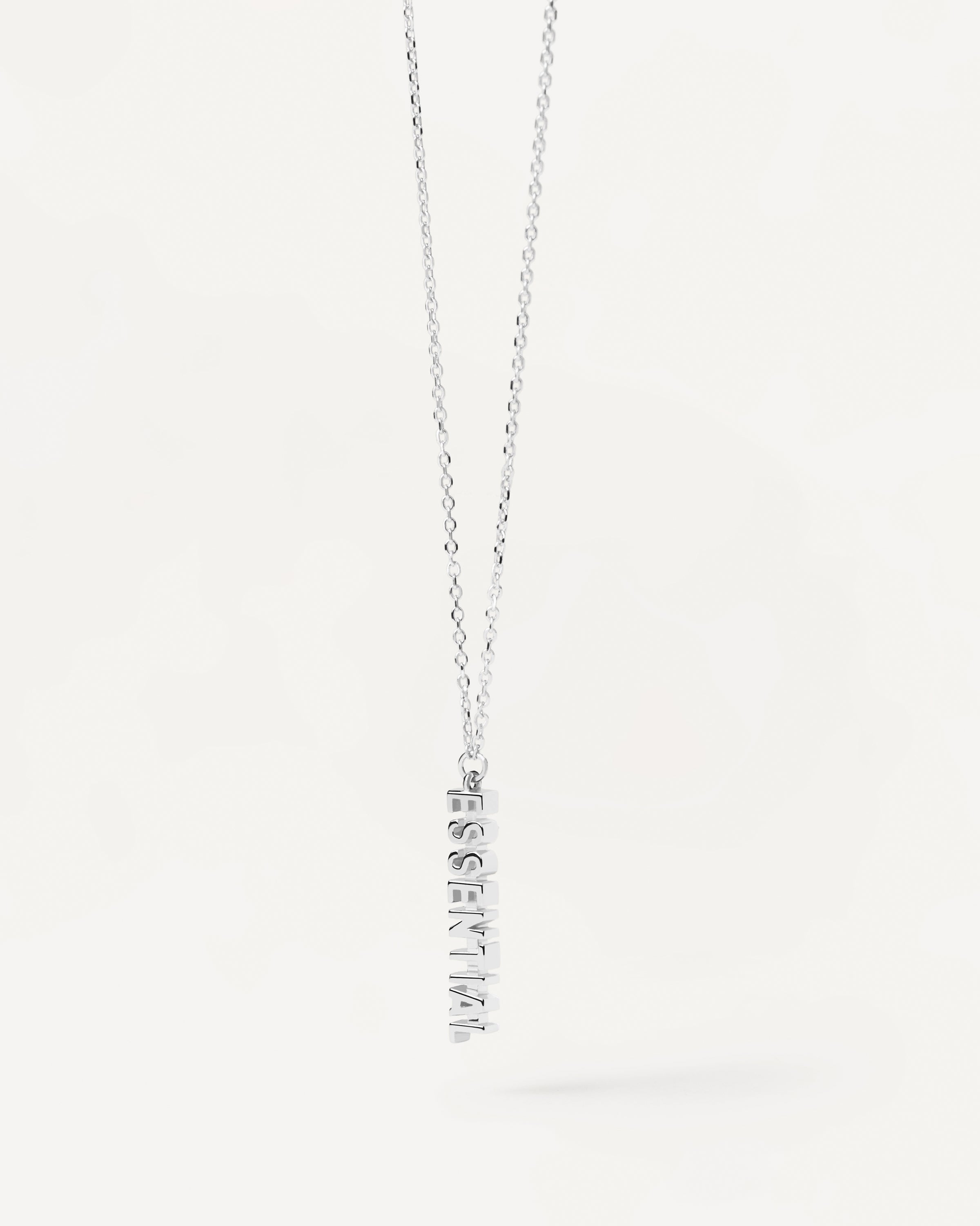 Elegant Silver Necklace for Women - Minimalist 925 Sterling Silver Pendant Jewelry Gift for Her - Perfect for Everyday Wear, Date Night & Special Occasions