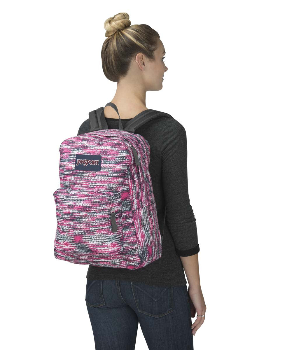 JanSport Superbreak Backpack - Lightweight Laptop Backpack for School & Travel, Durable Sweater Knit Fabric, Perfect for College Students & Commuters - Ideal for Everyday Use, Work & Outdoor Adventures