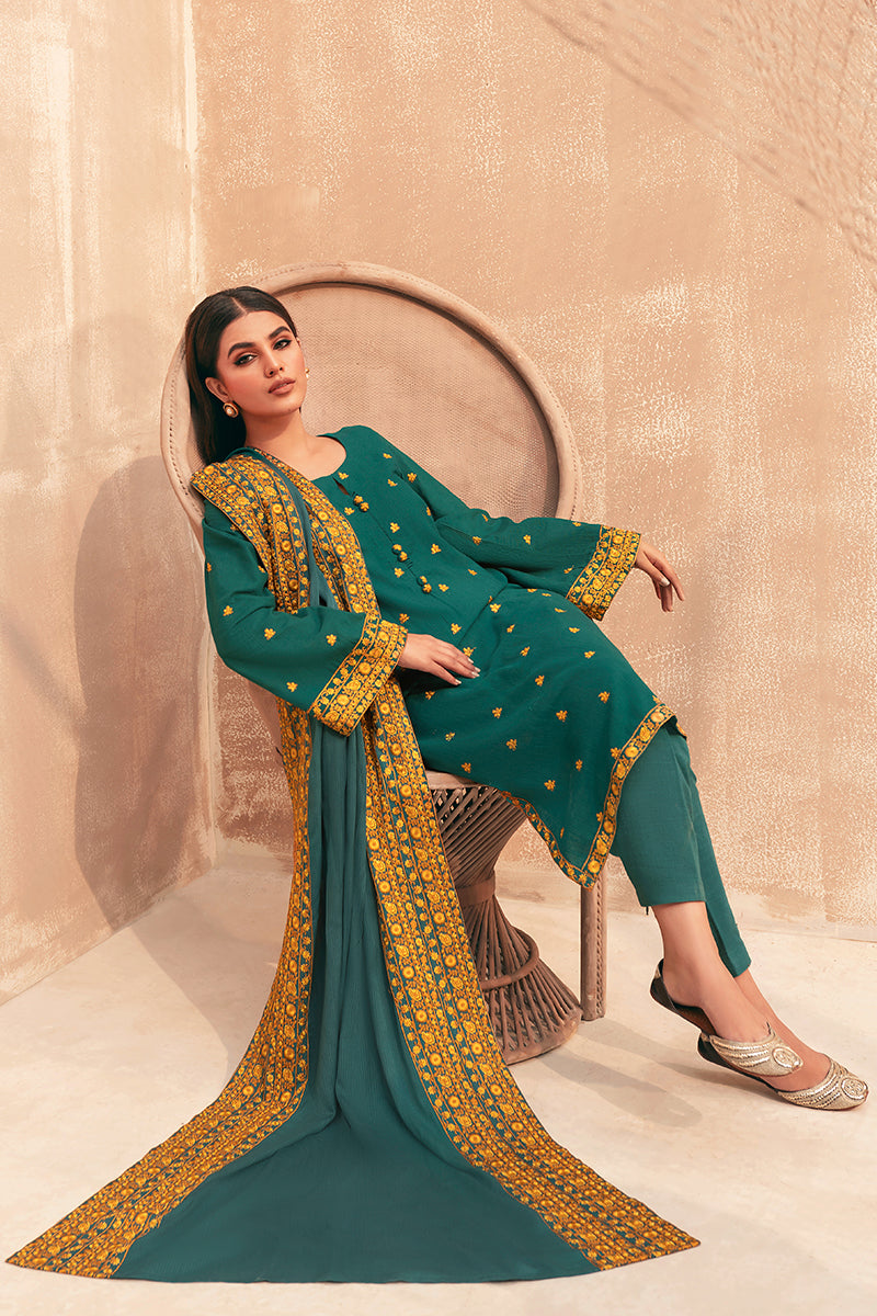 Stylish IZEL RUST 2-Piece Set (Shirt & Dupatta) for Women - Elegant Ethnic Wear for Parties, Weddings & Festive Occasions
