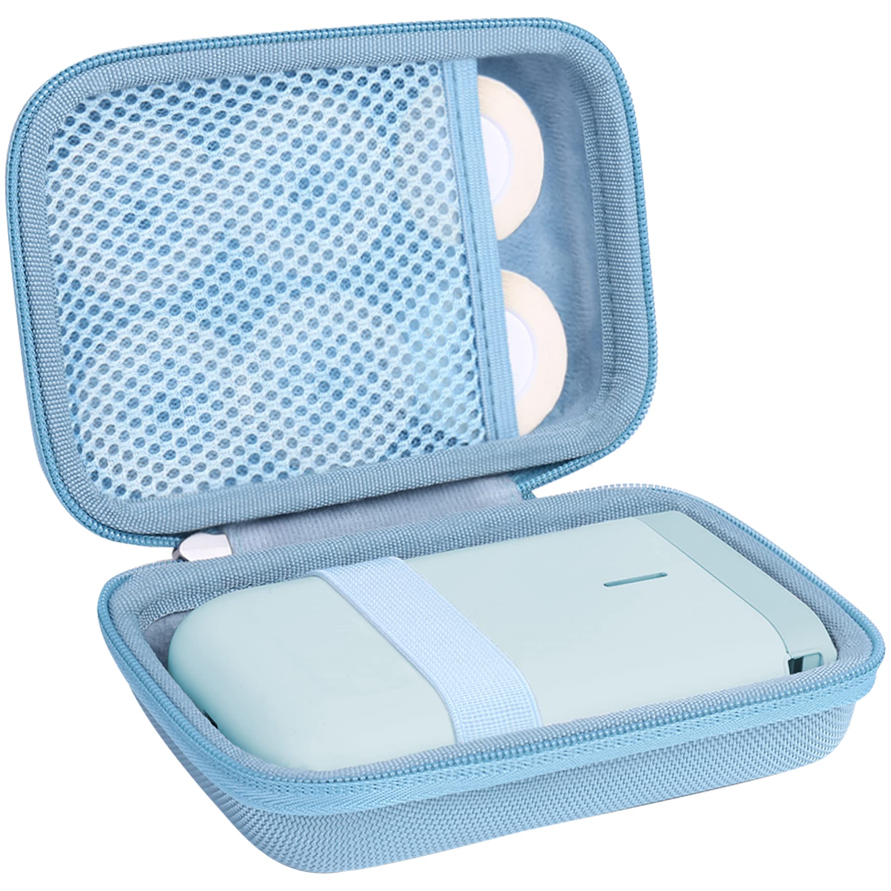 Hard Storage Case for MUNBYN Bluetooth Label Maker & NiiMbot D11 Wireless Label Printer - Durable Protective Cover (Teal) | Perfect for Office, Home Organization & Craft Labeling