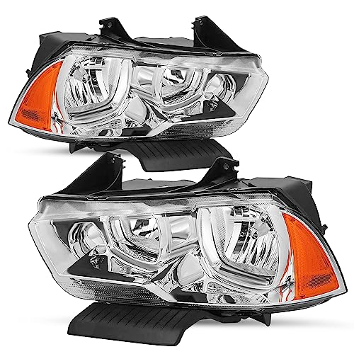 Chrome Housing with Amber Reflector