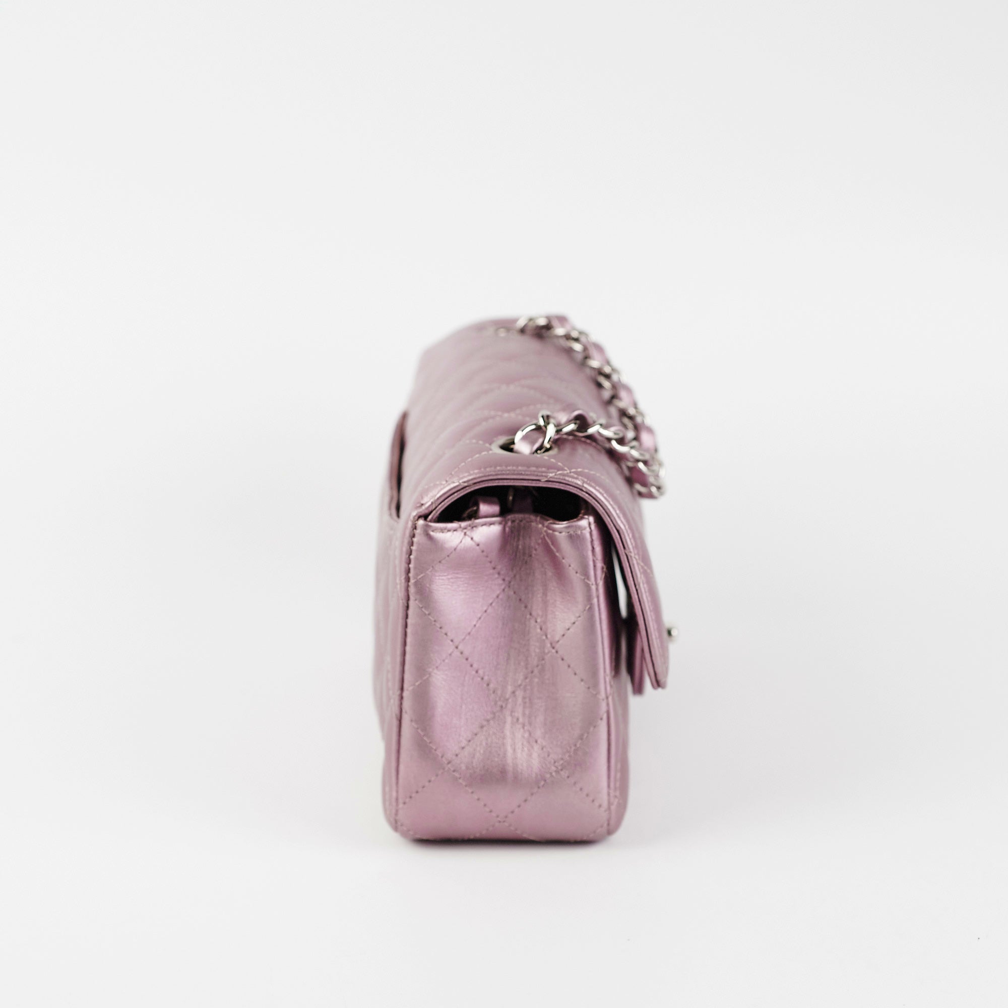 Chanel Mini Rectangular Iridescent Purple Crossbody Bag - Luxury Designer Handbag for Women | Perfect for Evening Parties, Date Nights & Special Occasions