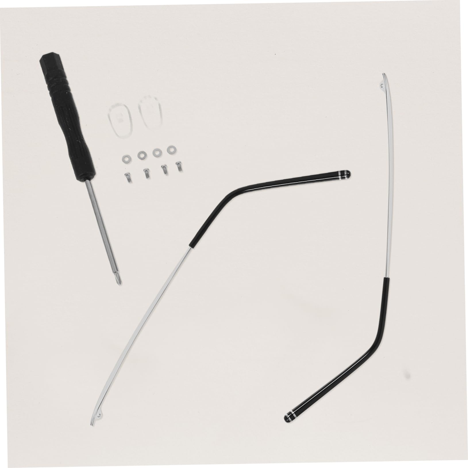ORFOFE 1 Pair of Metal Glasses Replacement Arms - Durable Eyeglass Frame Repair Parts for Broken Glasses Legs - Perfect for Reading, Computer, and Everyday Use