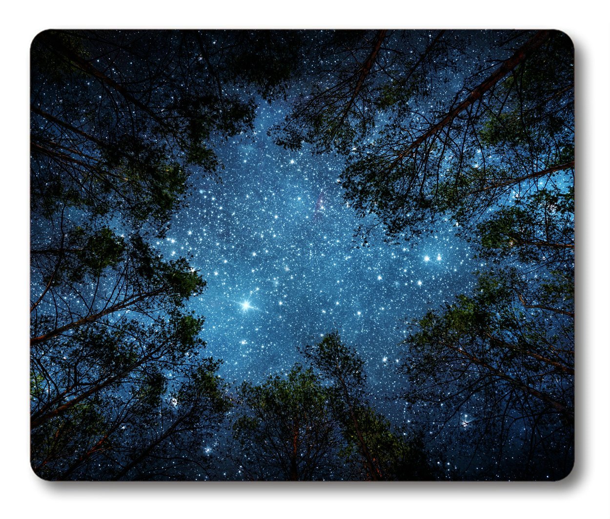 Stunning Milky Way & Trees Mouse Pad - Non-Slip Rubber Gaming Mousepad with Sublime Nature Design | Perfect for Office, Home & Gaming Setup