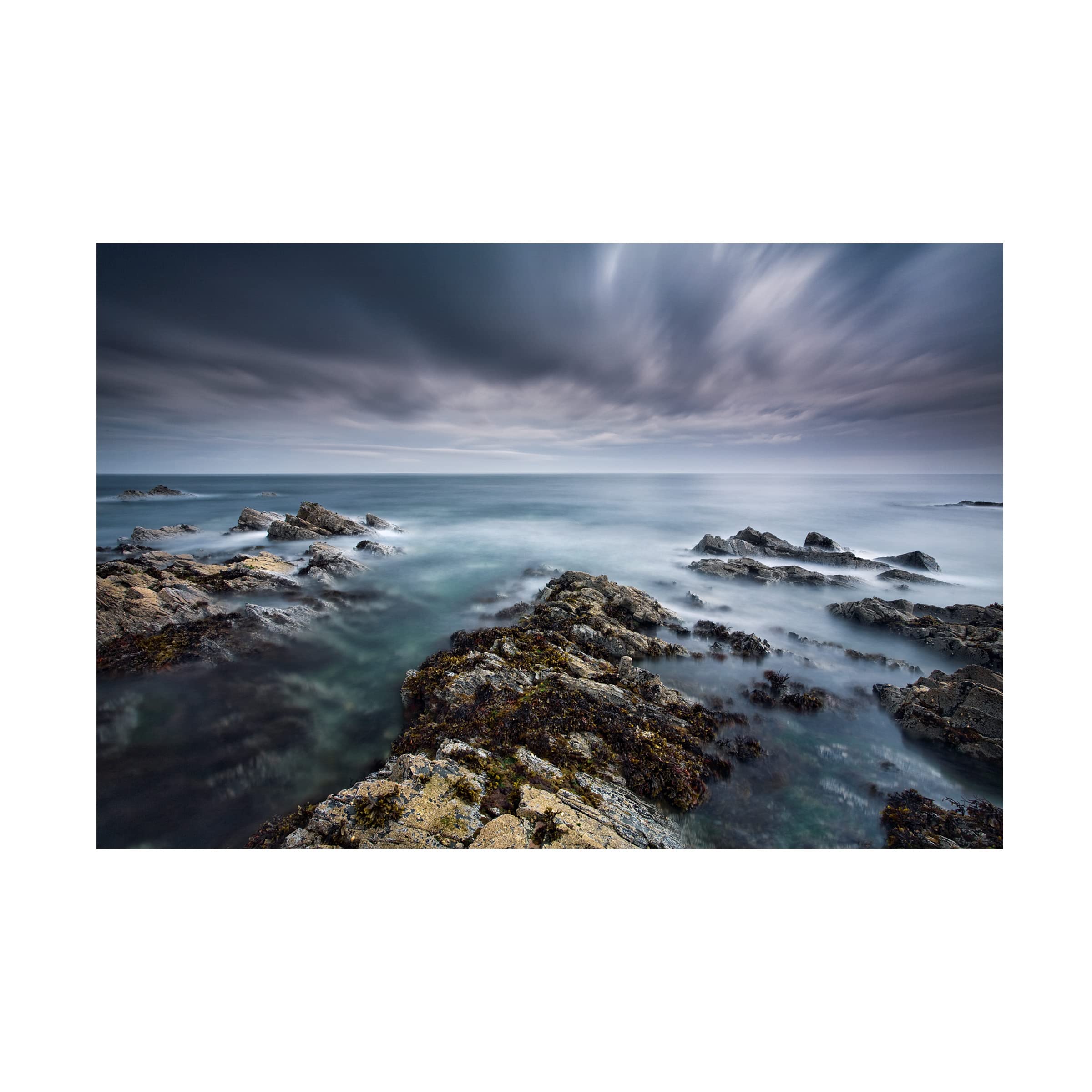 Gary McParland 'Seascape' Canvas Wall Art Print - Coastal Beach Ocean Decor for Living Room, Bedroom & Office