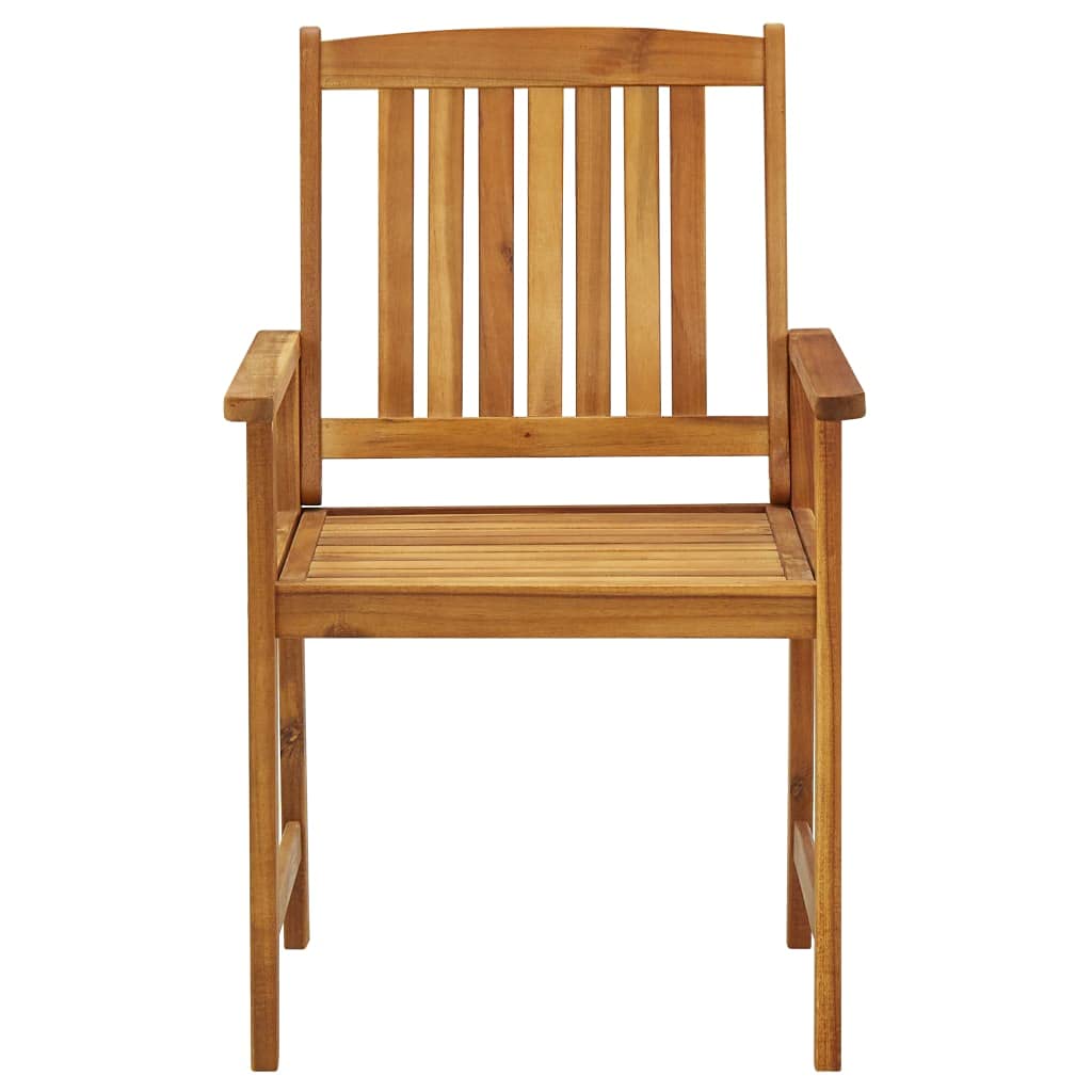 2-Piece Acacia Wood Director's Chairs with Cushions - Solid Wood Outdoor Arm Chairs for Patio, Balcony, Backyard, Pool & Garden - Perfect for Relaxing, Entertaining and Outdoor Dining