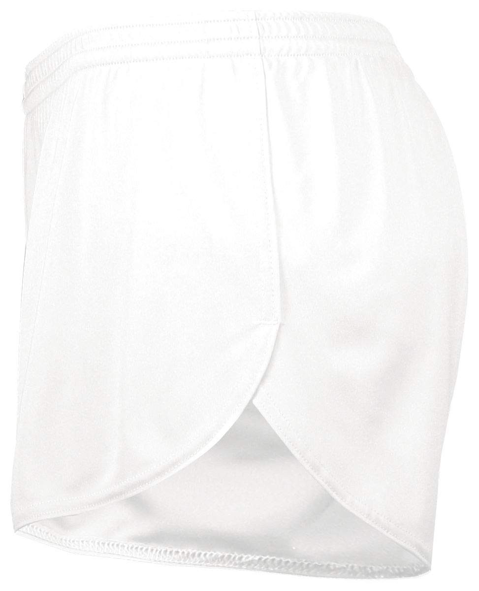 Holloway Sportswear Women's PR Max Running Shorts - Lightweight, Breathable, High-Waisted Athletic Shorts for Women (White, Large) | Perfect for Running, Gym Workouts & Yoga