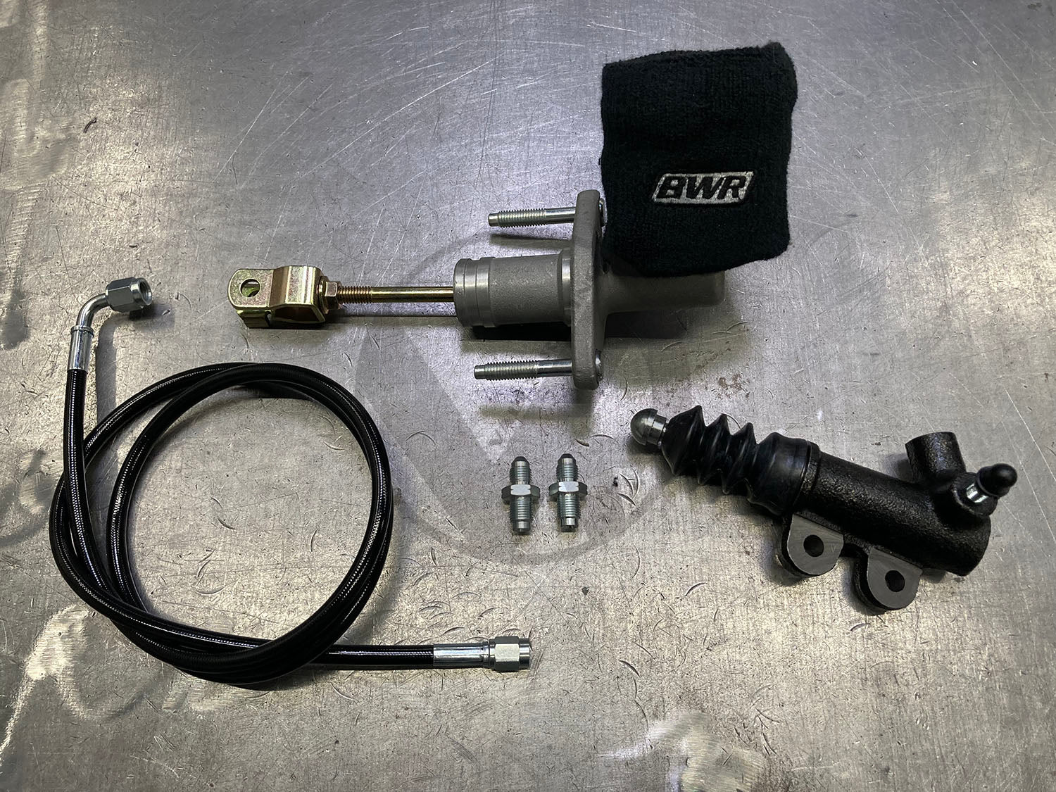 92-01 Honda Prelude Bolt-In S2000 Master Cylinder & Stainless Steel Clutch Line - Performance Upgrade for Smoother Shifting & Enhanced Braking