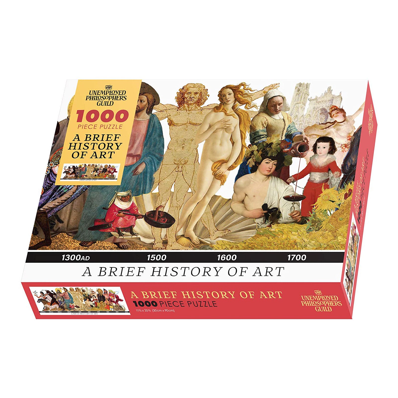 A Brief History of Art 1000 Piece Jigsaw Puzzle - Educational Art Timeline Puzzle for Adults & Teens - Perfect for Home Decor, Gifts, and Family Game Nights