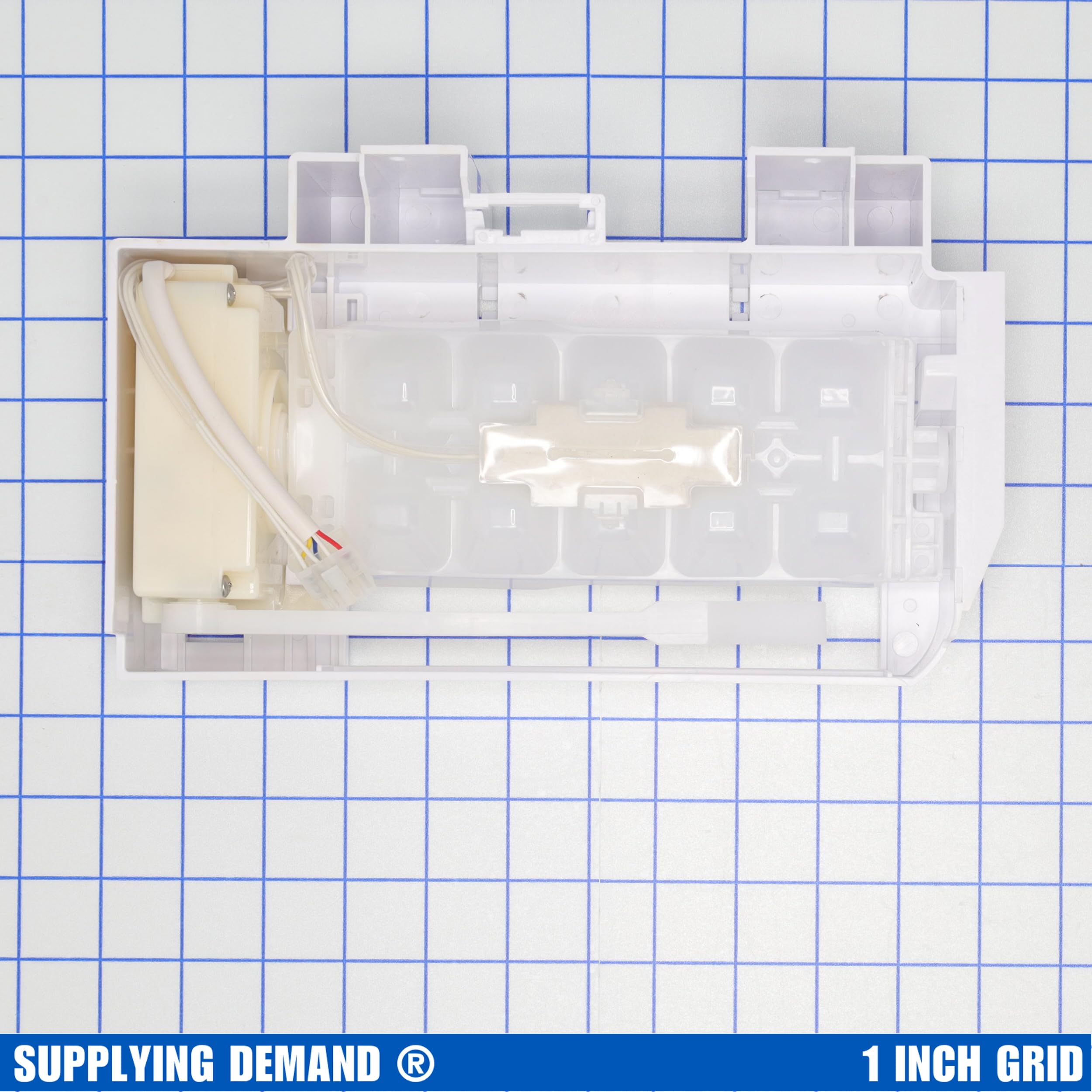 W10873791 W10760070 Refrigerator 10 Cube Flex Tray Ice Maker Replacement - Compatible with Select Models (Not Universal) - Perfect for Kitchen, Office, or RV Refrigeration Needs