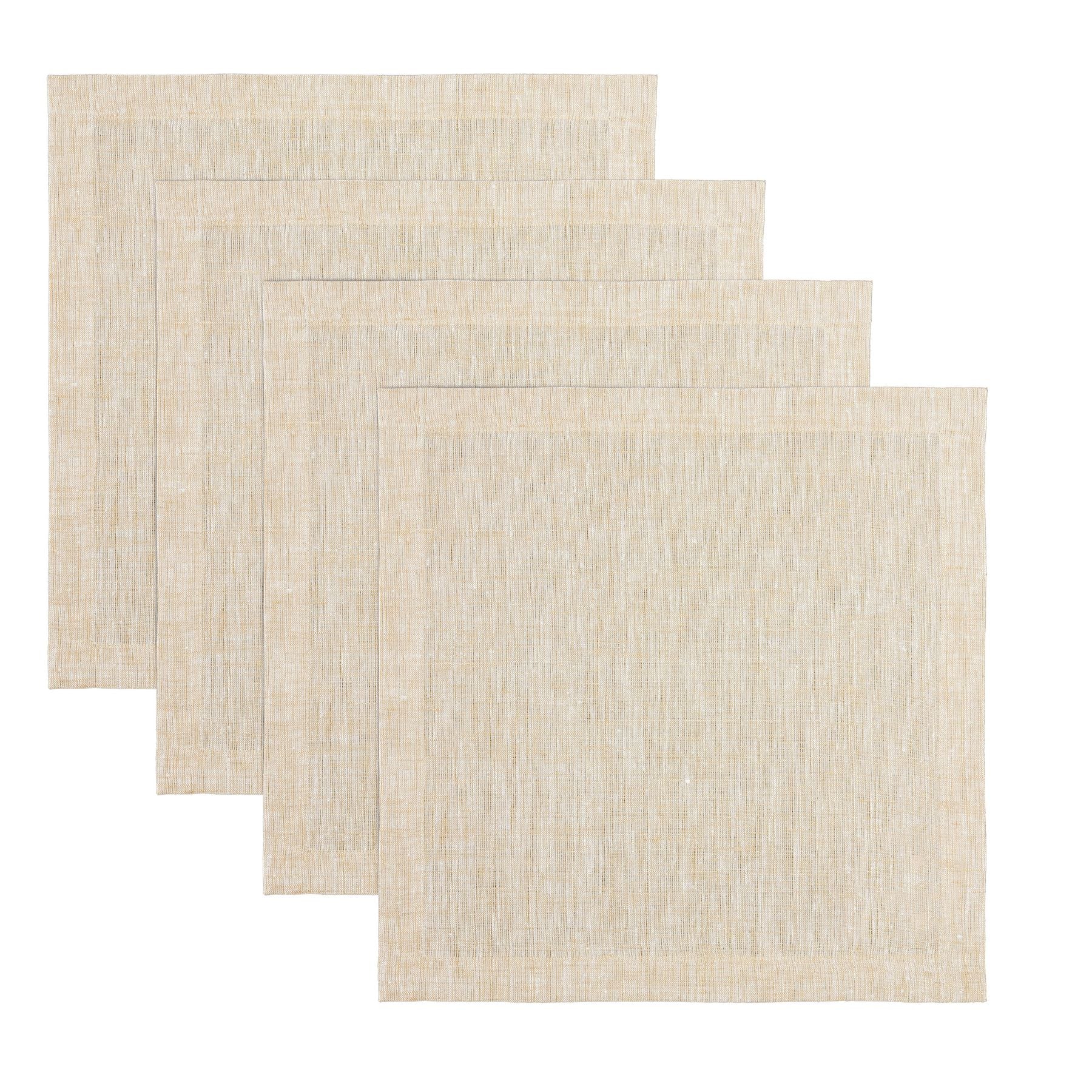 Premium Athena Square Placemats Set of 4 - Waterproof & Heat-Resistant Dining Table Mats for Everyday Use, Dinner Parties, and Home Decor