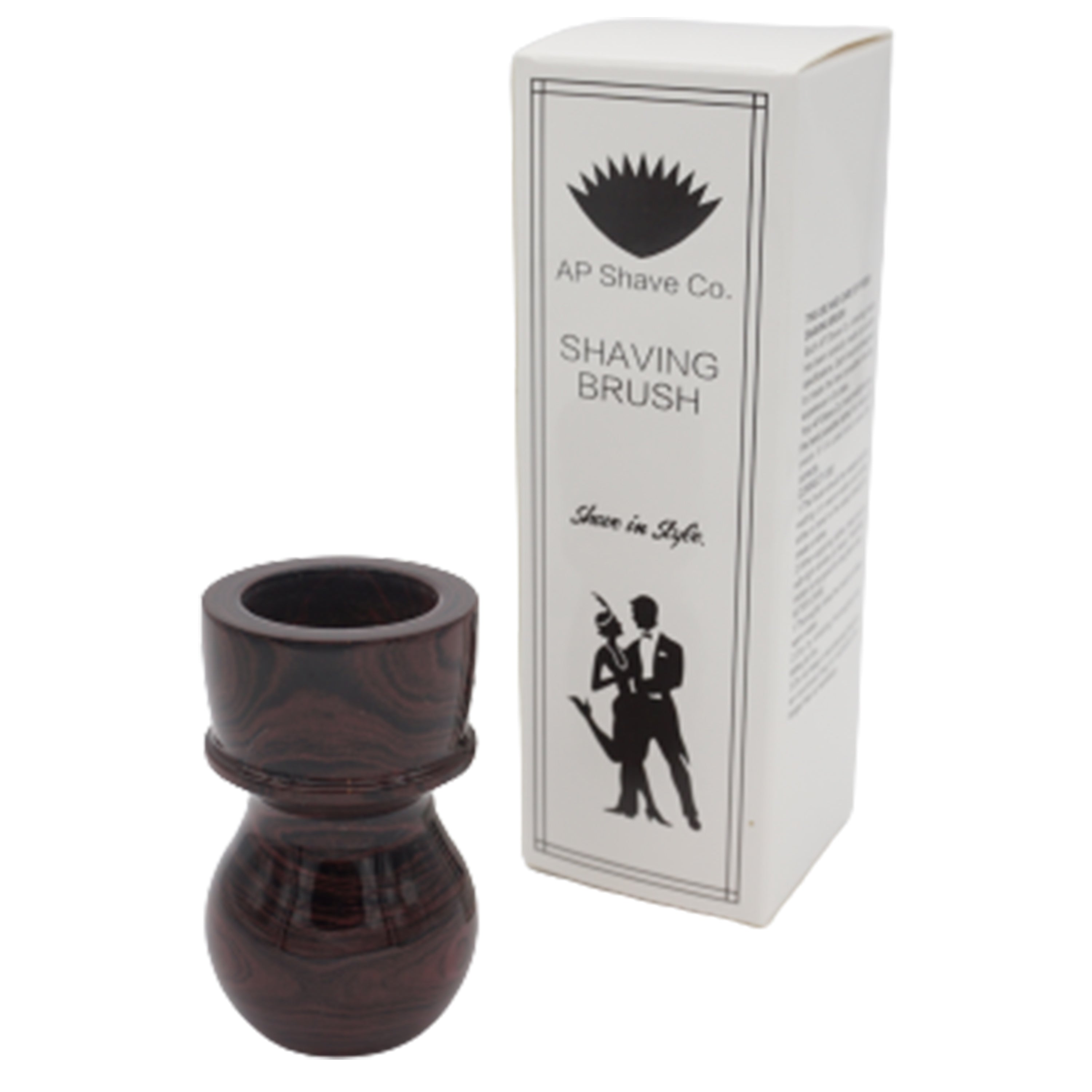 Premium Handcrafted Raspberry Ebonite Shaving Brush Handle - Fits 24mm & 26mm Knots - Perfect for Wet Shaving, Grooming Kits & Luxury Bathroom Accessories