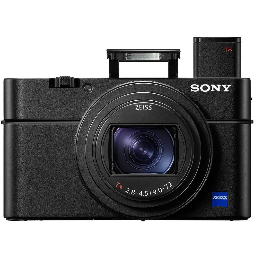 Sony Cyber-Shot RX100 VII RX100M7 4K UHD Digital Camera with Zeiss 24-200mm Zoom Lens - Power Bundle Includes Deco Photo Strap, Built-in Charging, 2X Battery, Case, Tripod Grip & Accessories - Perfect for Travel Photography, Vlogging & Professional Shooting
