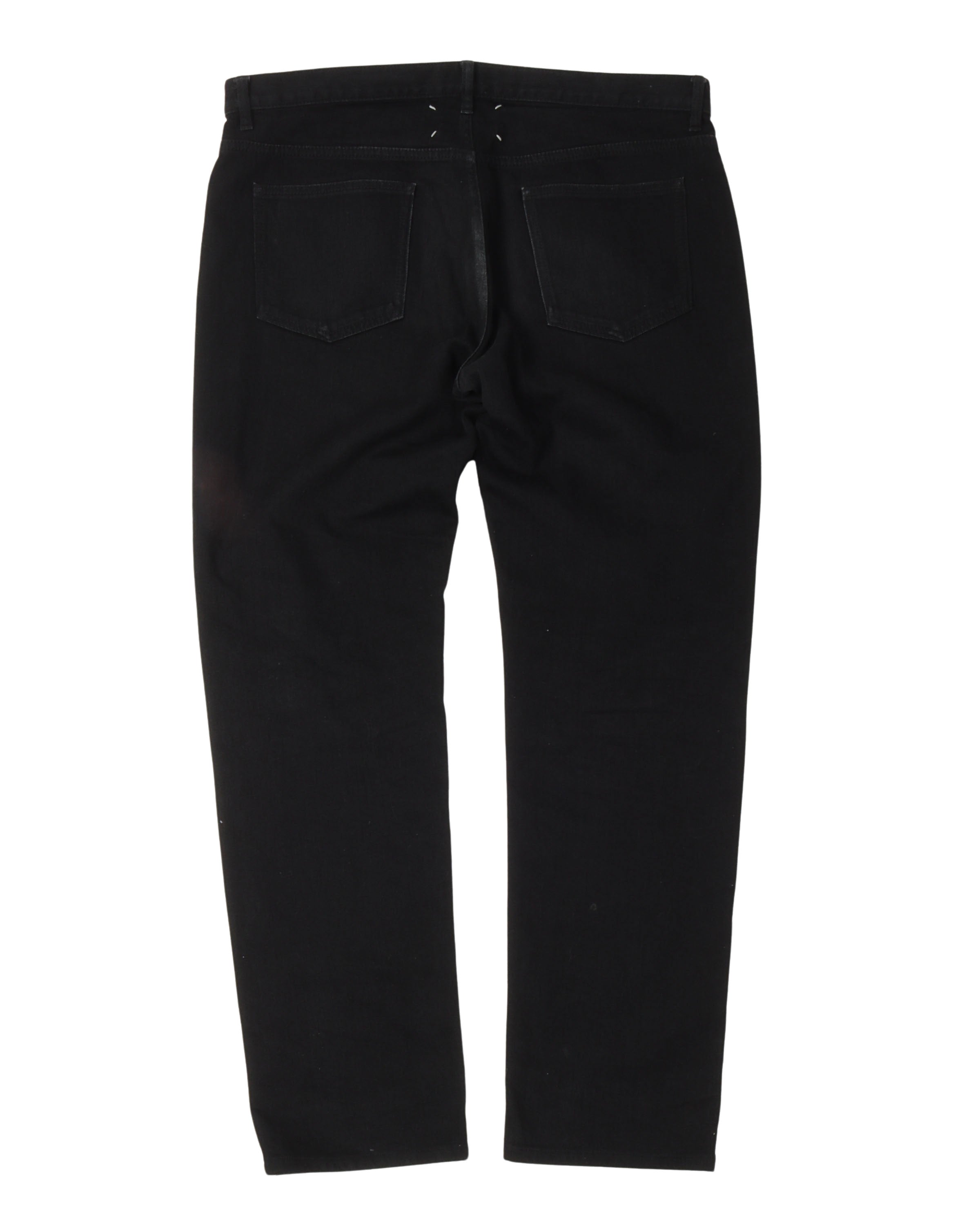 Maison Margiela 5 Pocket High-Waisted Slim Fit Jeans for Women - Stylish Distressed Denim Pants for Casual Outfits & Night Out