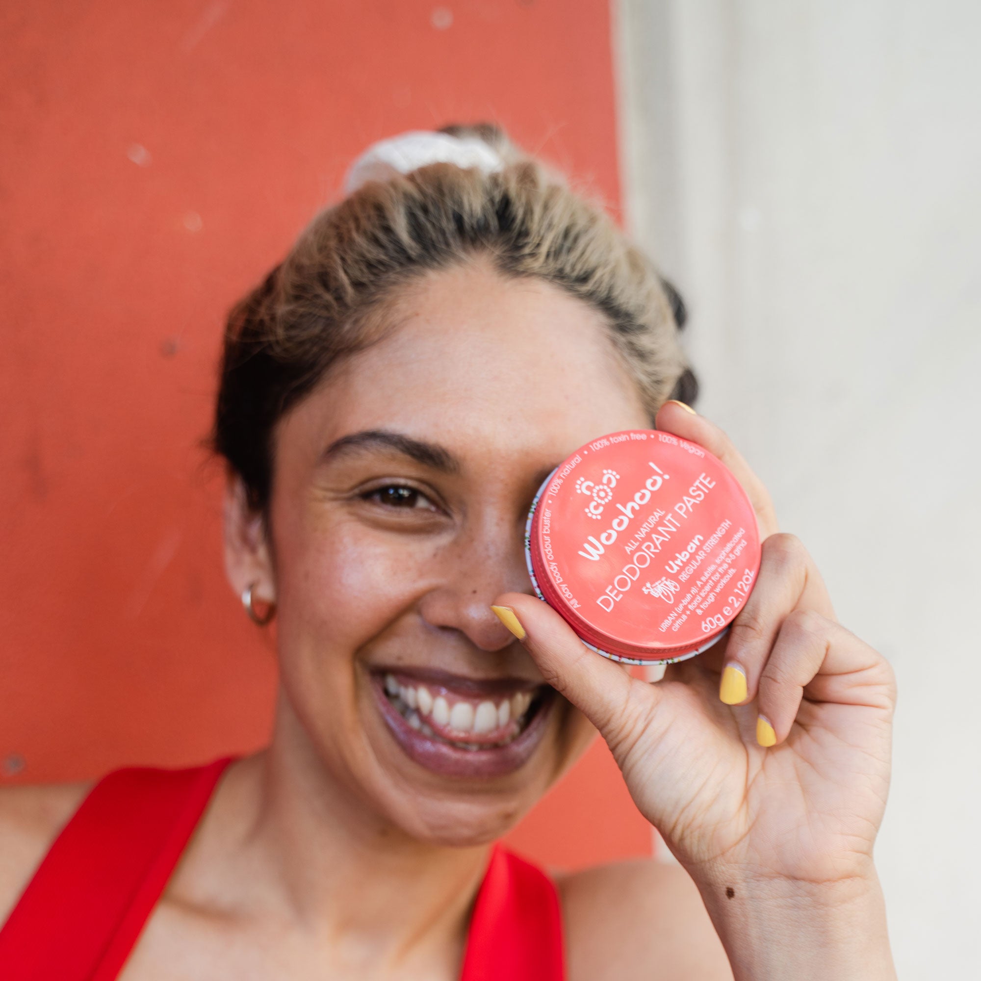 Woohoo All Natural Deodorant Paste for Men & Women - 60g Urban Scent | Aluminum-Free, Cruelty-Free | Perfect for Gym, Work & Daily Freshness