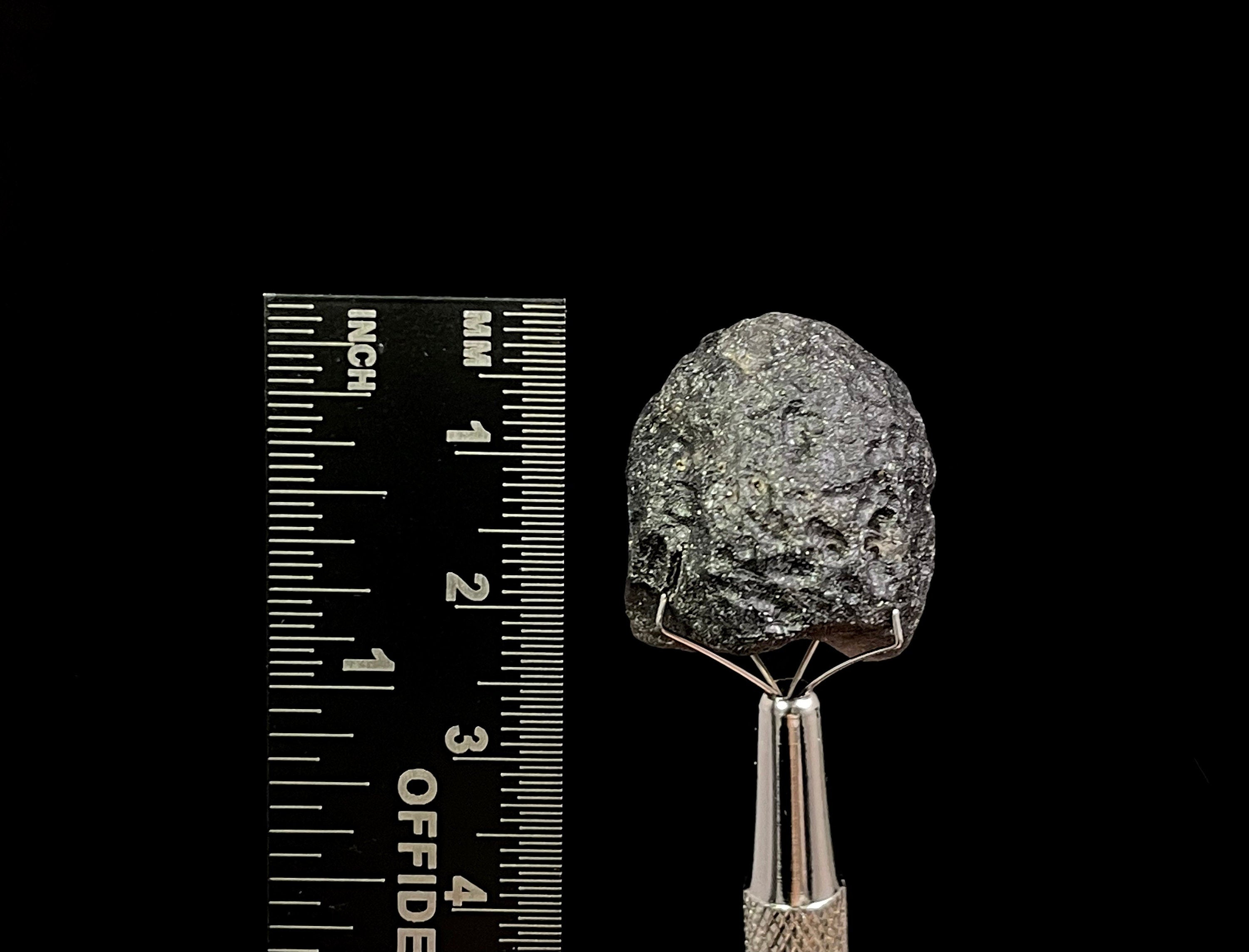 COLOMBIANITE Raw Crystal - High Grade Obsidian & Tektite | Metaphysical Healing Stones | Natural Spiritual Energy | Perfect for Meditation, Chakra Balancing & Home Decor (45669)