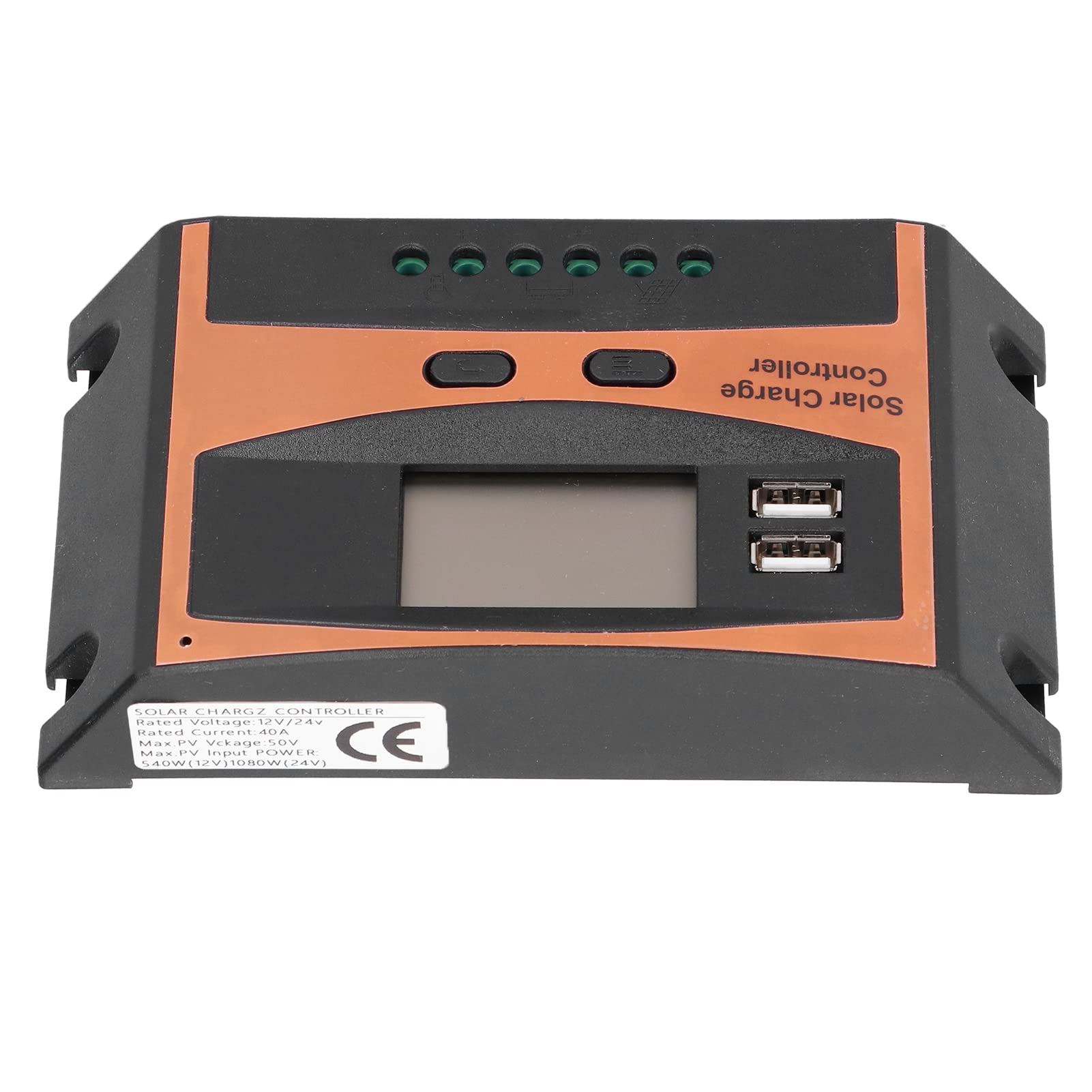 40A Waterproof Solar Charge Controller for Outdoor Garden & Courtyard Use