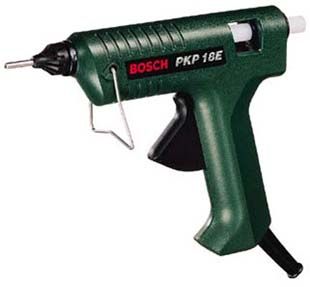 Bosch PKP18E Professional Hot Glue Gun - 220-240V 50Hz for DIY Crafts, Home Repairs & Woodworking Projects