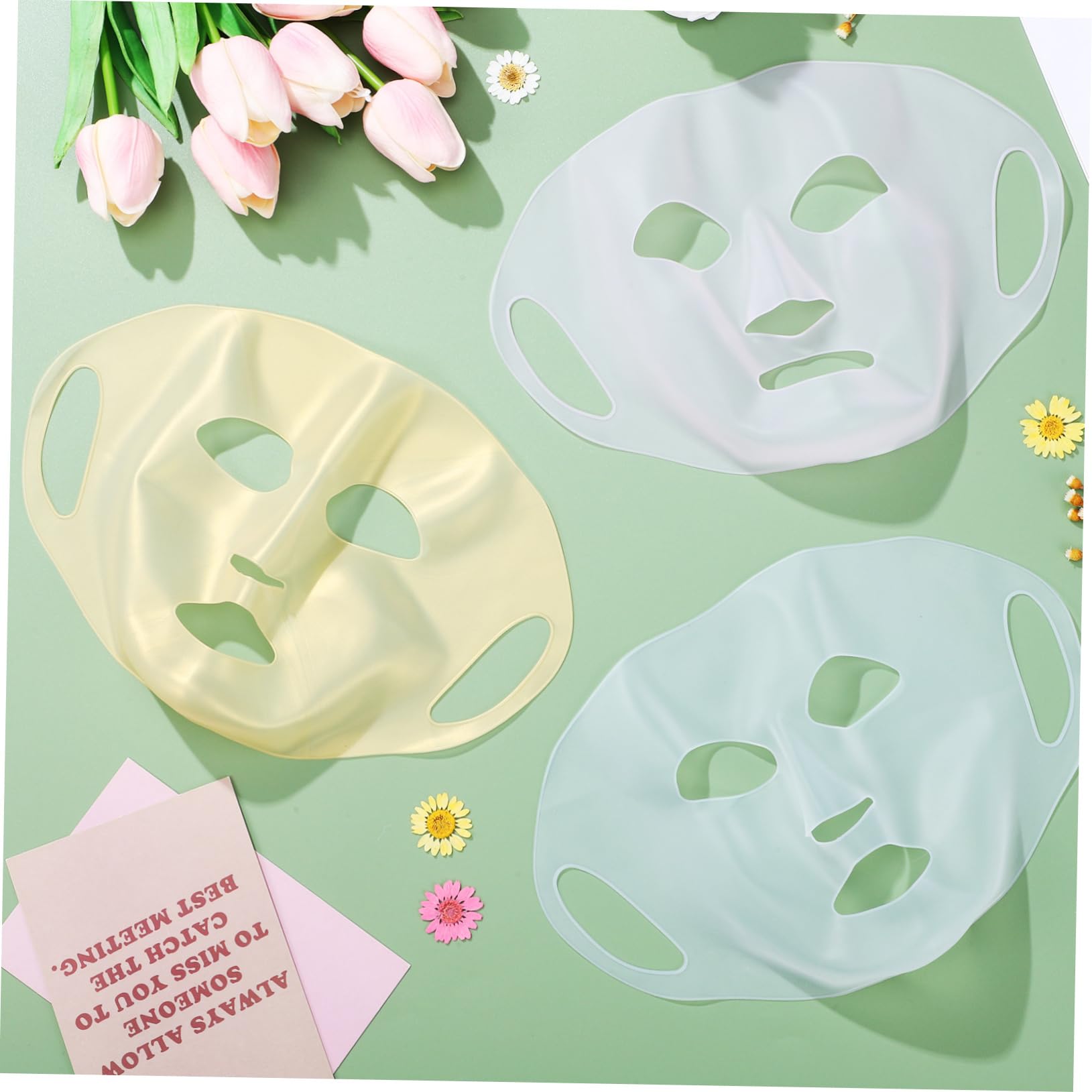 Reusable Silicone Face Mask Cover for Moisturizing & Steam Therapy - Perfect for Spa, Skincare & Beauty Treatments at Home
