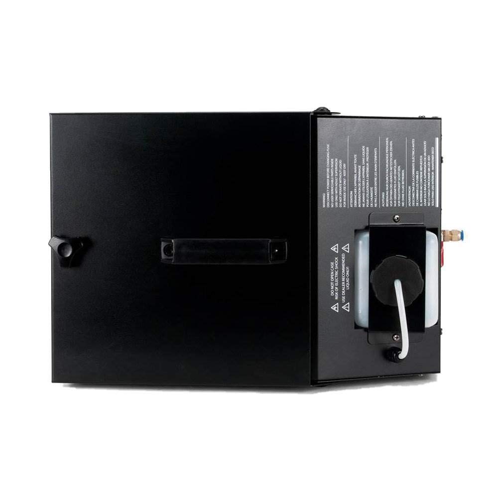 American DJ Black Low-Lying Water Fog Machine with 2 Gallons Fog Juice - Perfect for Halloween Parties, Stage Performances & Special Effects