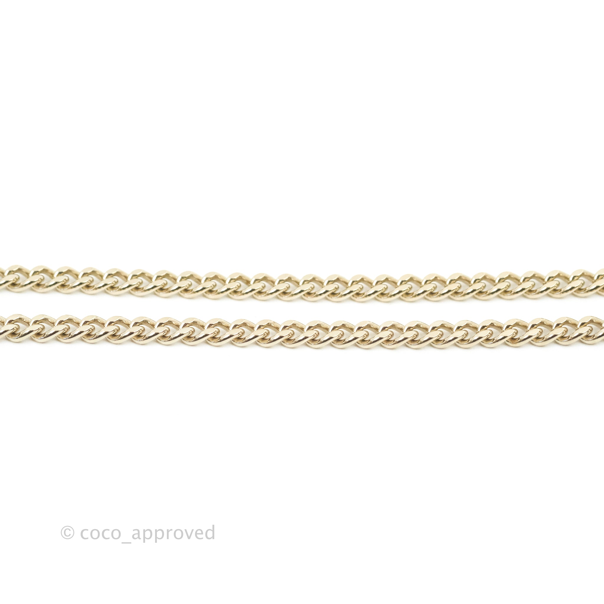 Chanel CC Round Crystal Choker Necklace in Gold Tone - Elegant 22C Collection for Women | Perfect for Parties, Weddings & Special Occasions