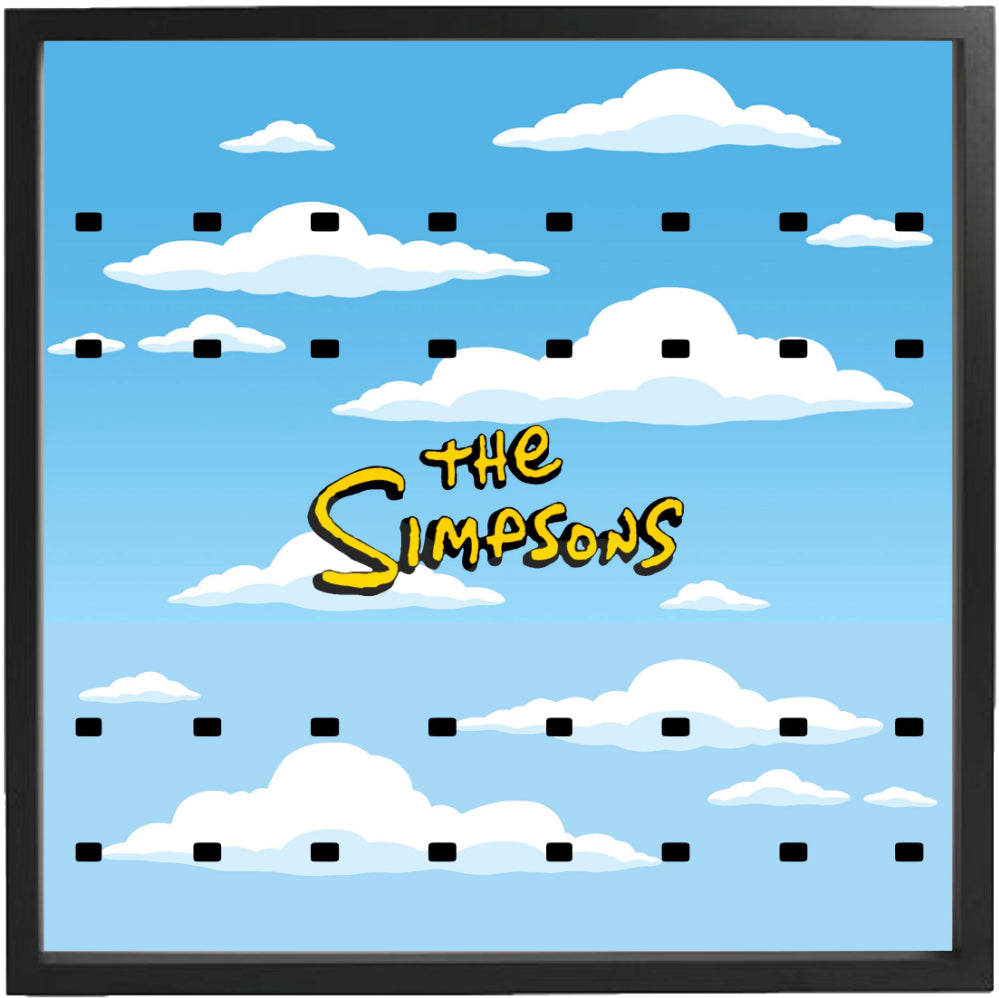 Large Lego® Frame for Simpsons Series Minifigures - Perfect for Displaying Collectible Minifigures at Home or Office